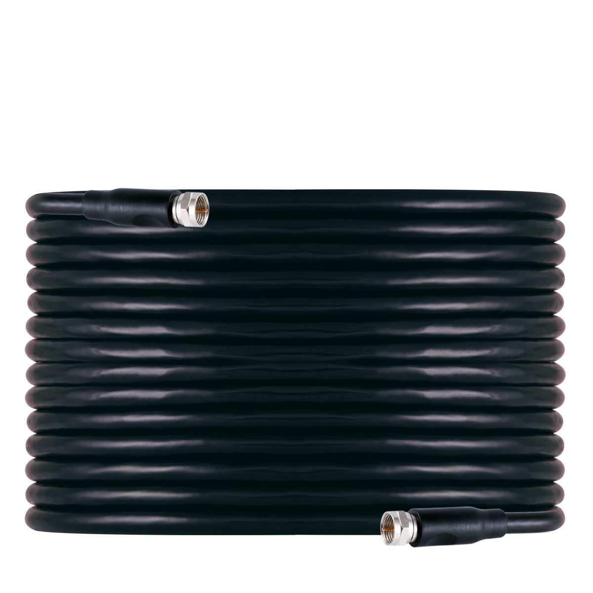 Philips 50 ft. Quad-Shield RG6 Coaxial Cable, Black