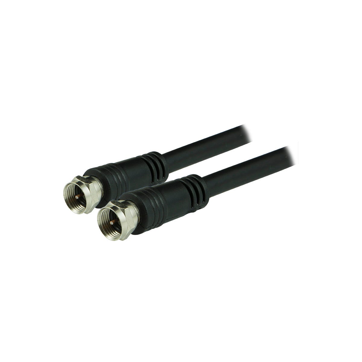 GE 25ft. RG6 Coaxial Cable with F-Type Connectors, Black