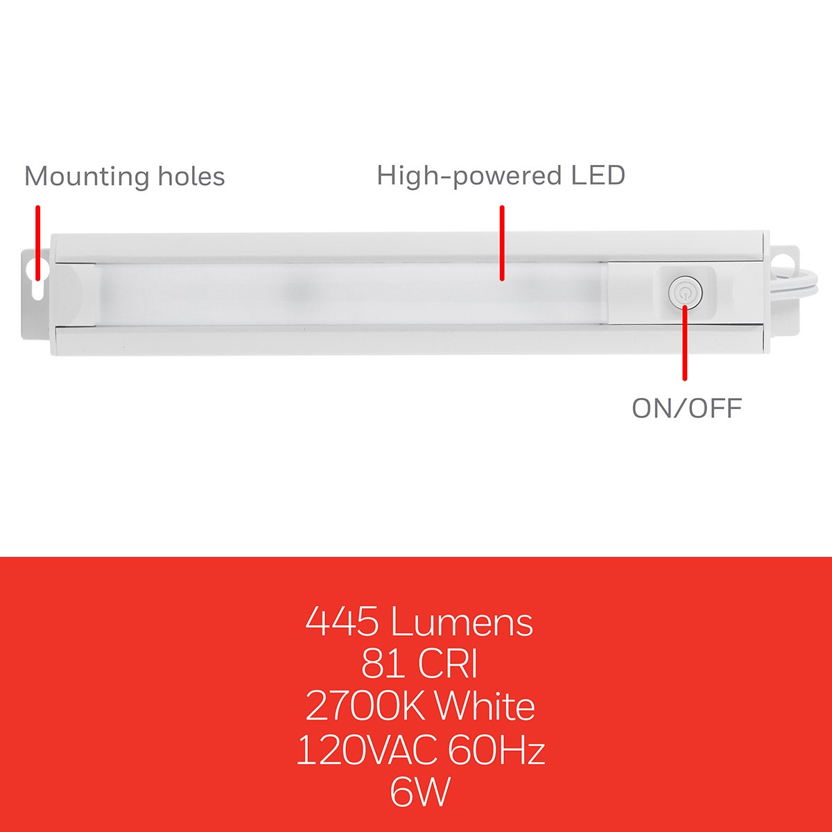 UltraPro 16in. Plug-In LED Light Fixture