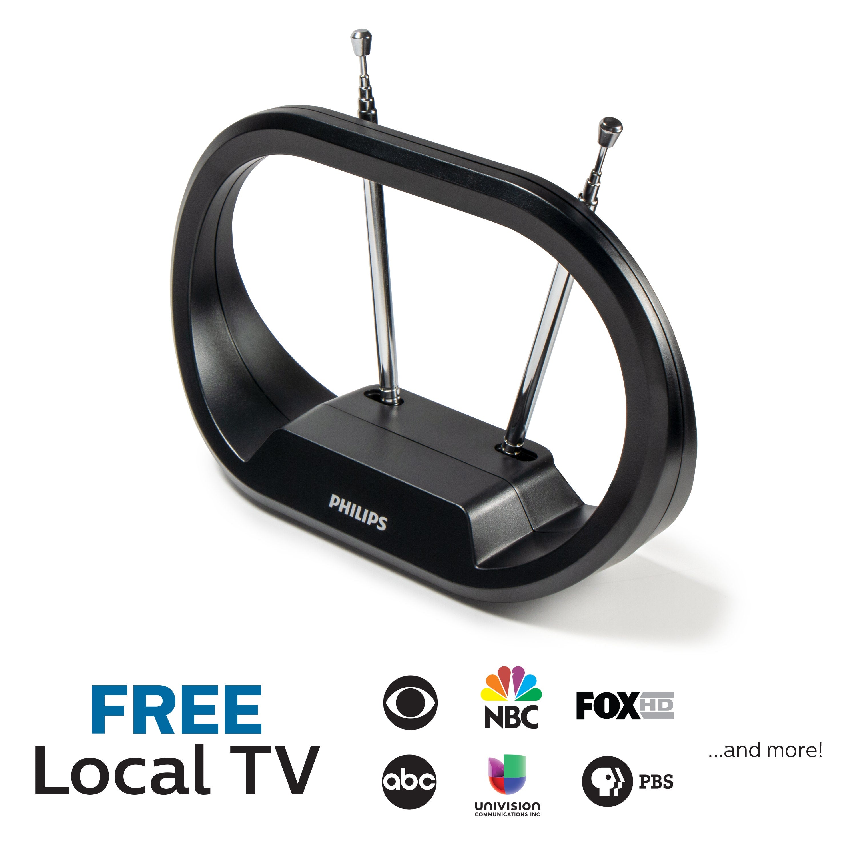 Philips Modern Loop HD Antenna, Black