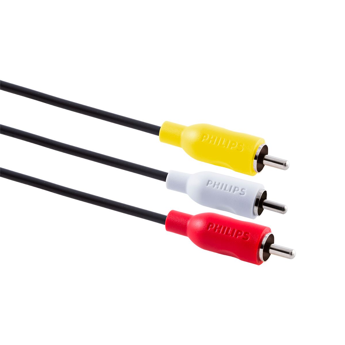 Philips 6 ft. Composite Audio/Video Cable, Black