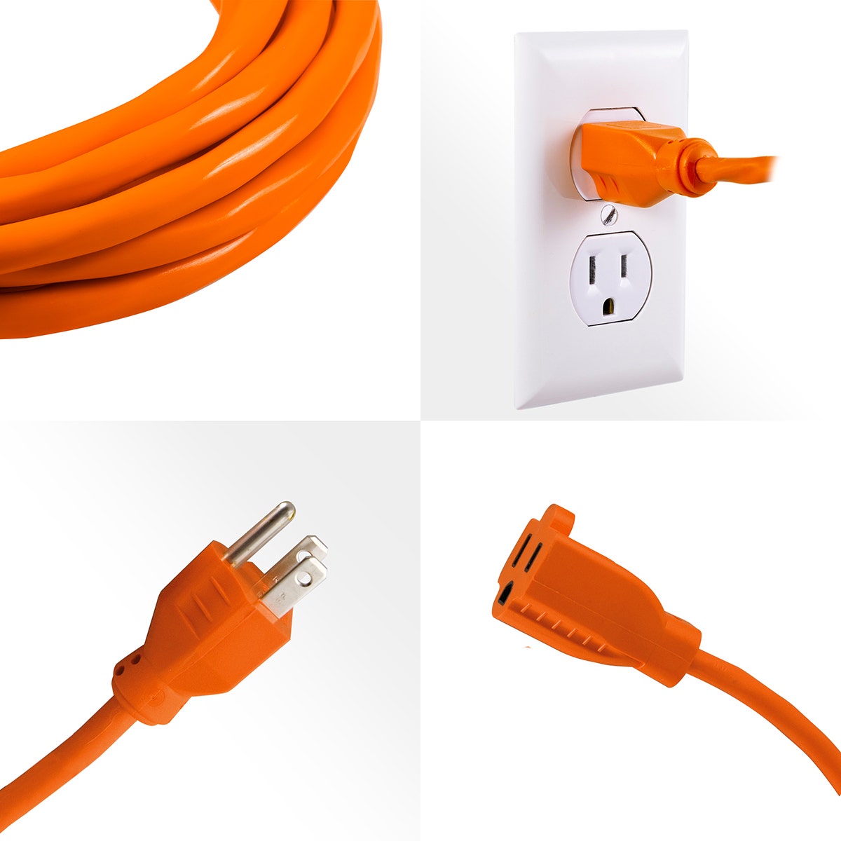 UltraPro 100ft. Outdoor Extension Cord, Orange