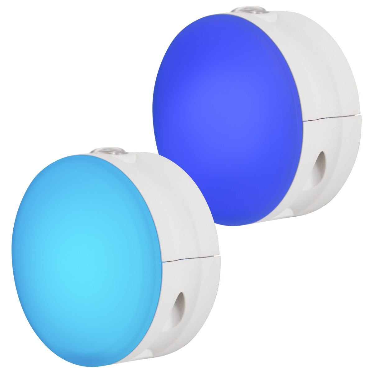 Lights By Night Color Changing GLO Dot Light Sensing LED Night Light, 2 Pack, White