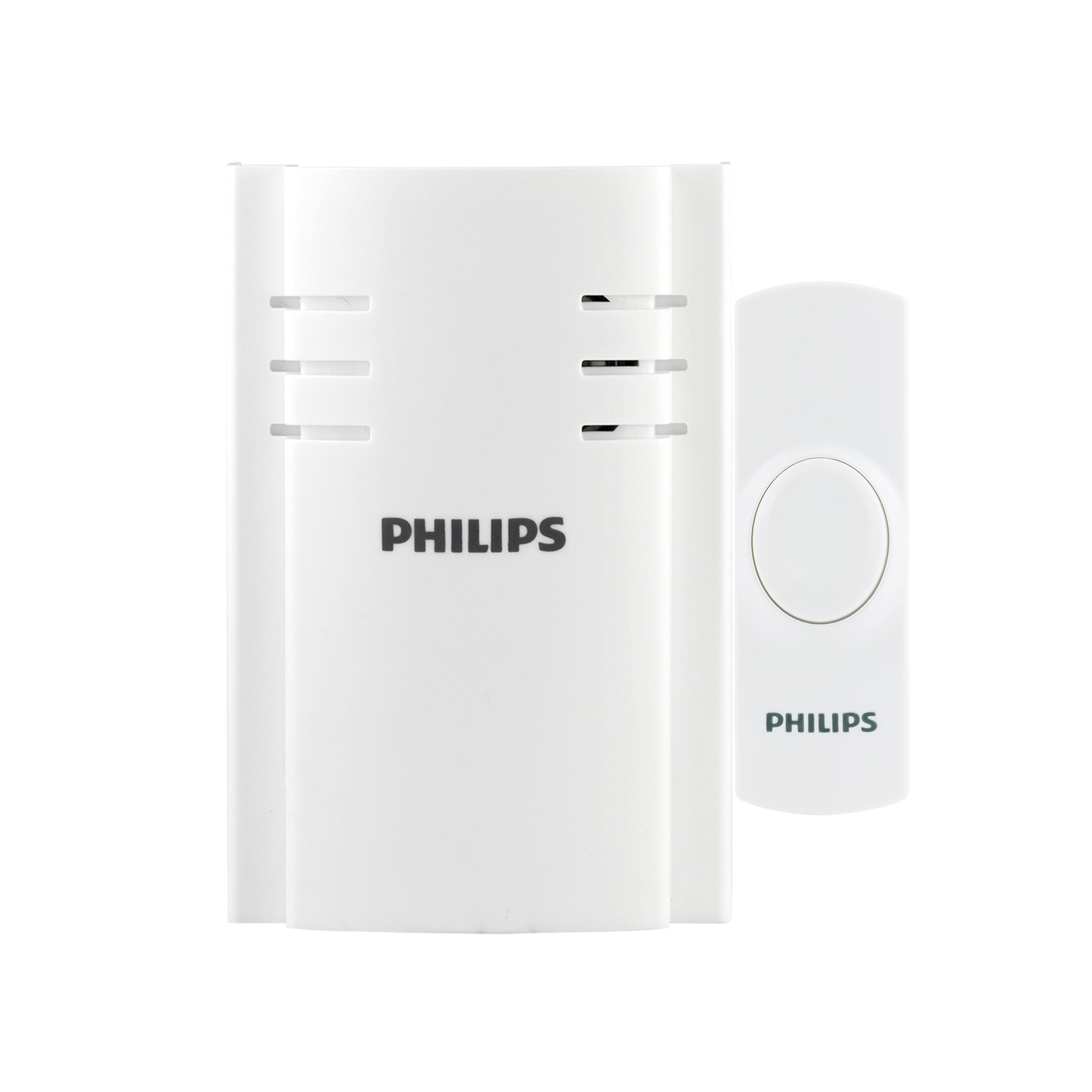 Philips Plug-in 8-Melody Doorbell Kit, White