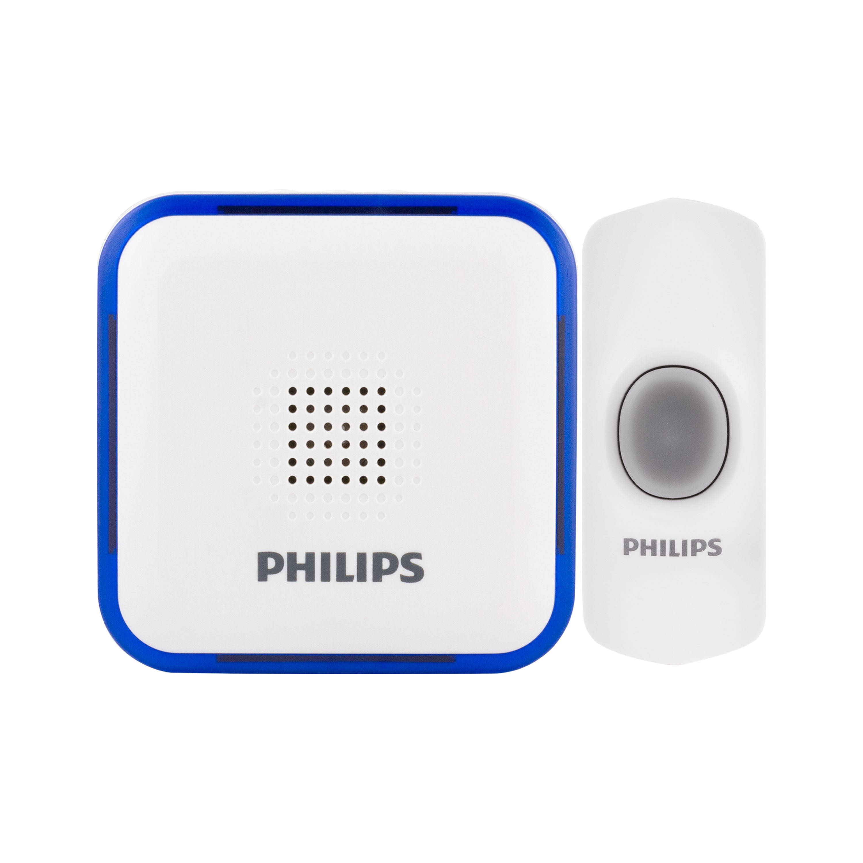 Philips Portable 32-Melody Doorbell Kit, White