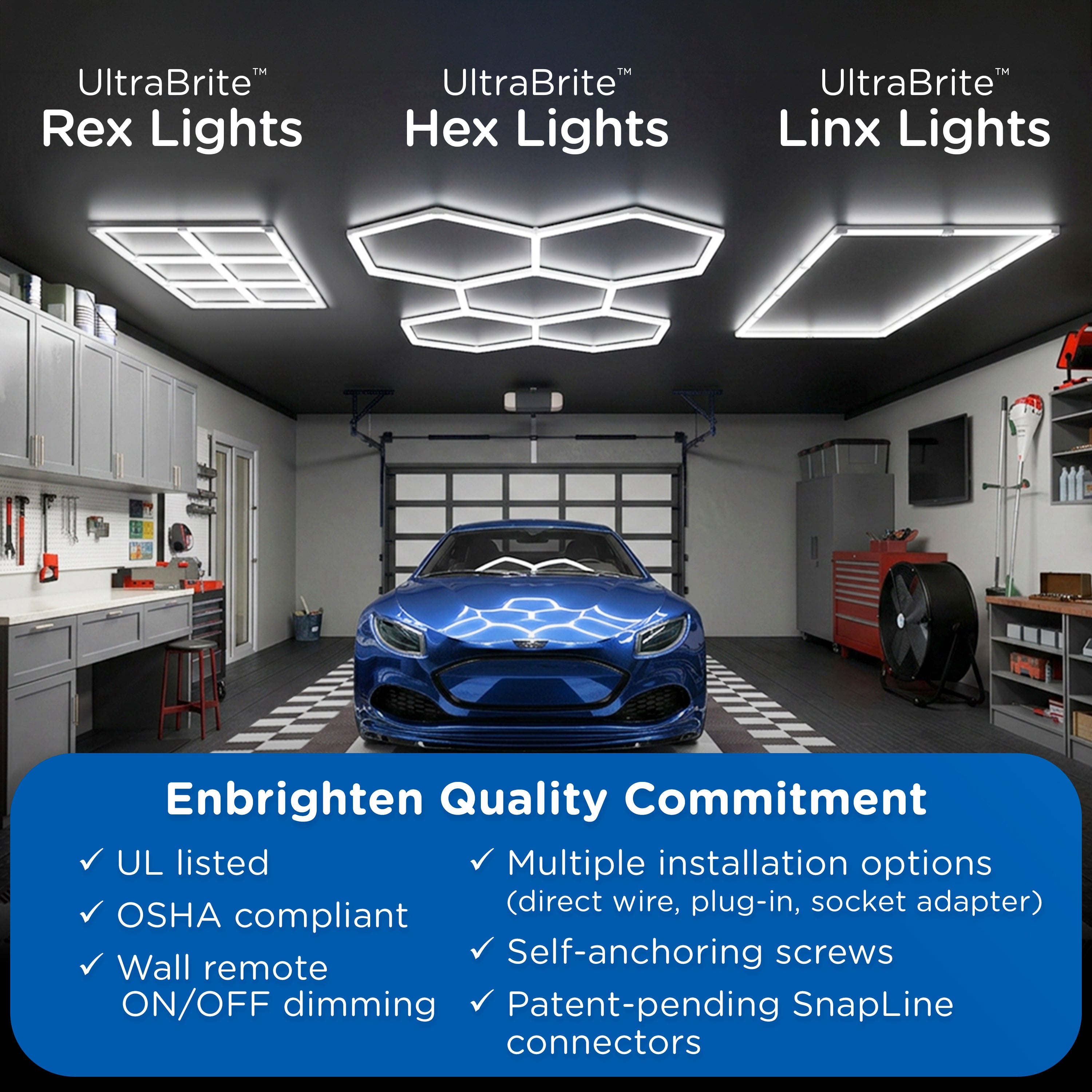 Enbrighten SnapLine Three-Way 120-degree Connex 10 Pack