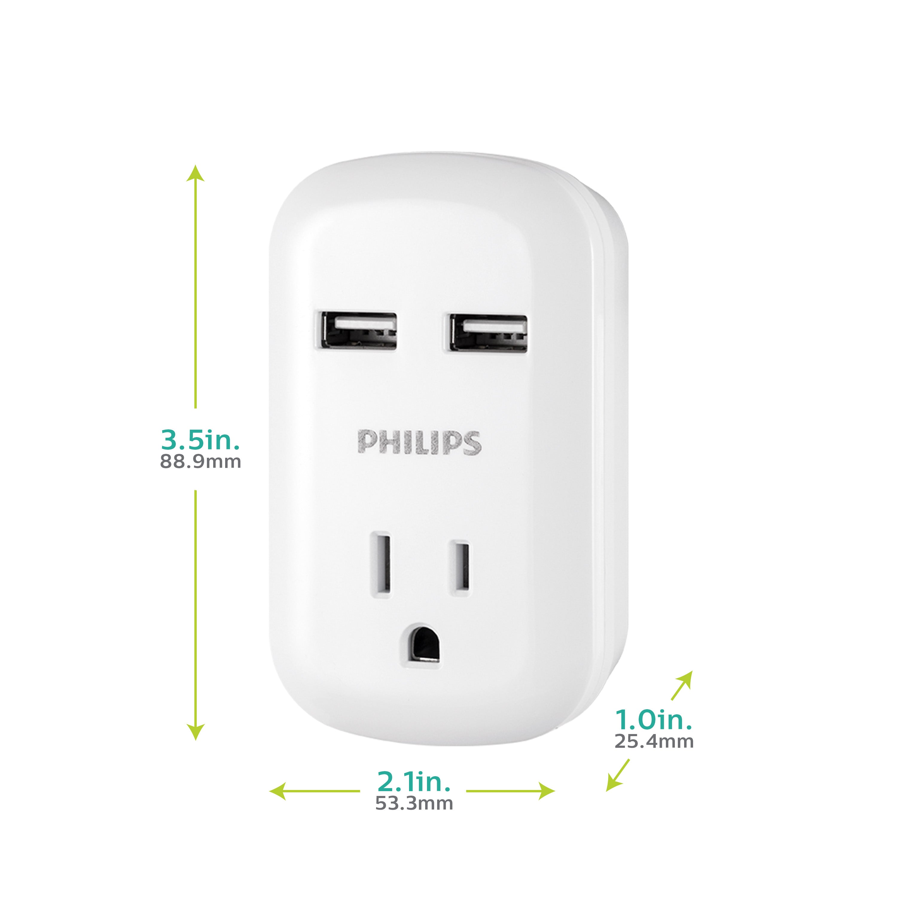 Philips Wall Tap with USB Charging