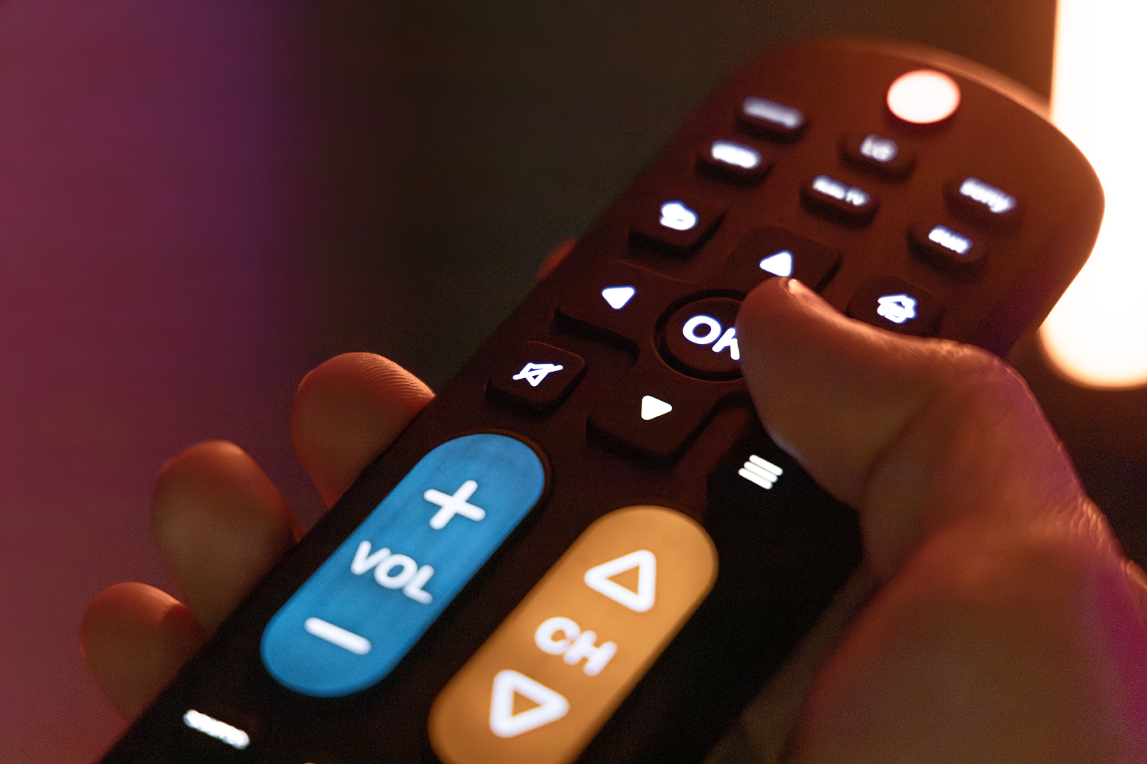 Philips OneTouch Universal Remote, 2-Device, Big Buttons, Backlit