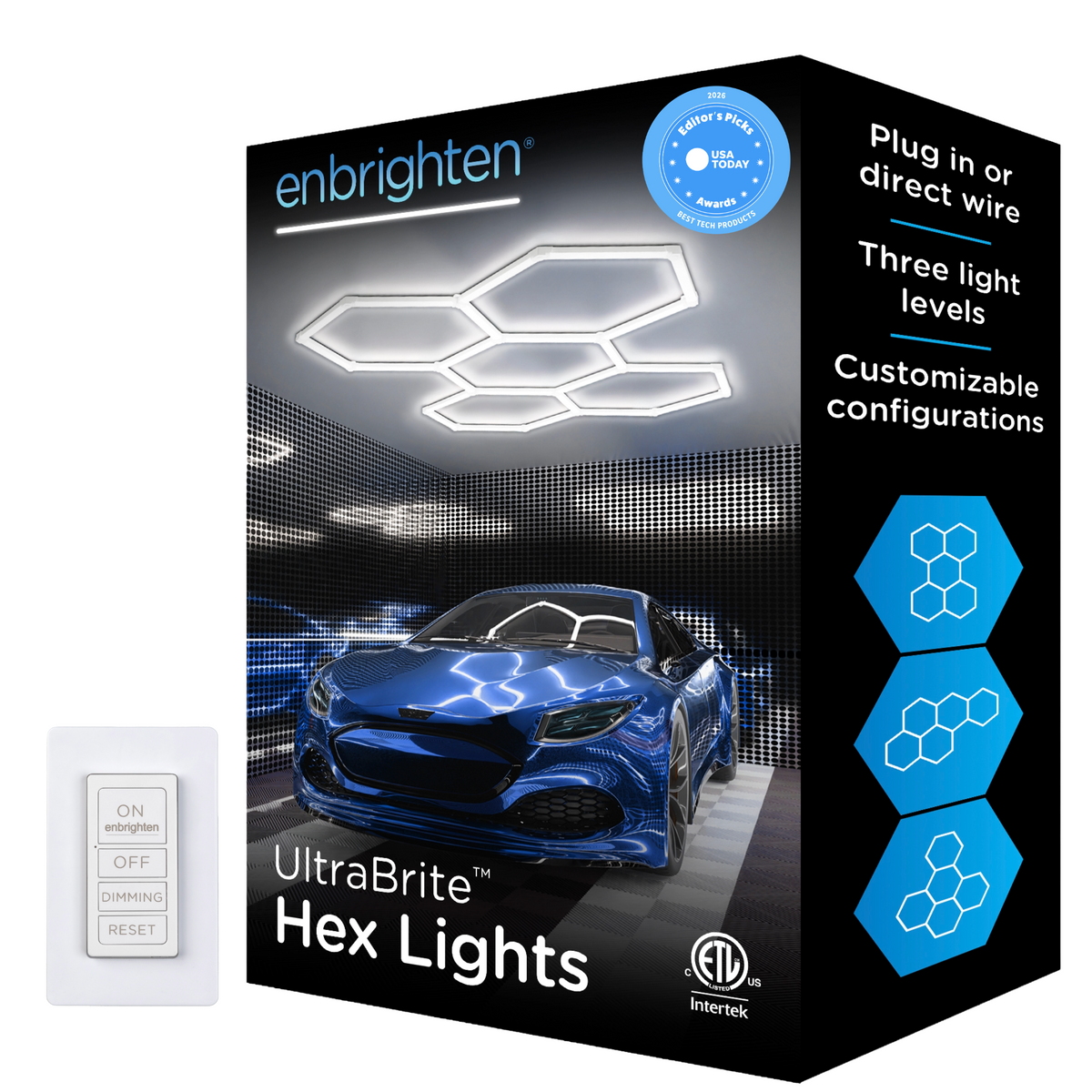 Enbrighten UltraBrite Hex Lights, 24 Light Bars