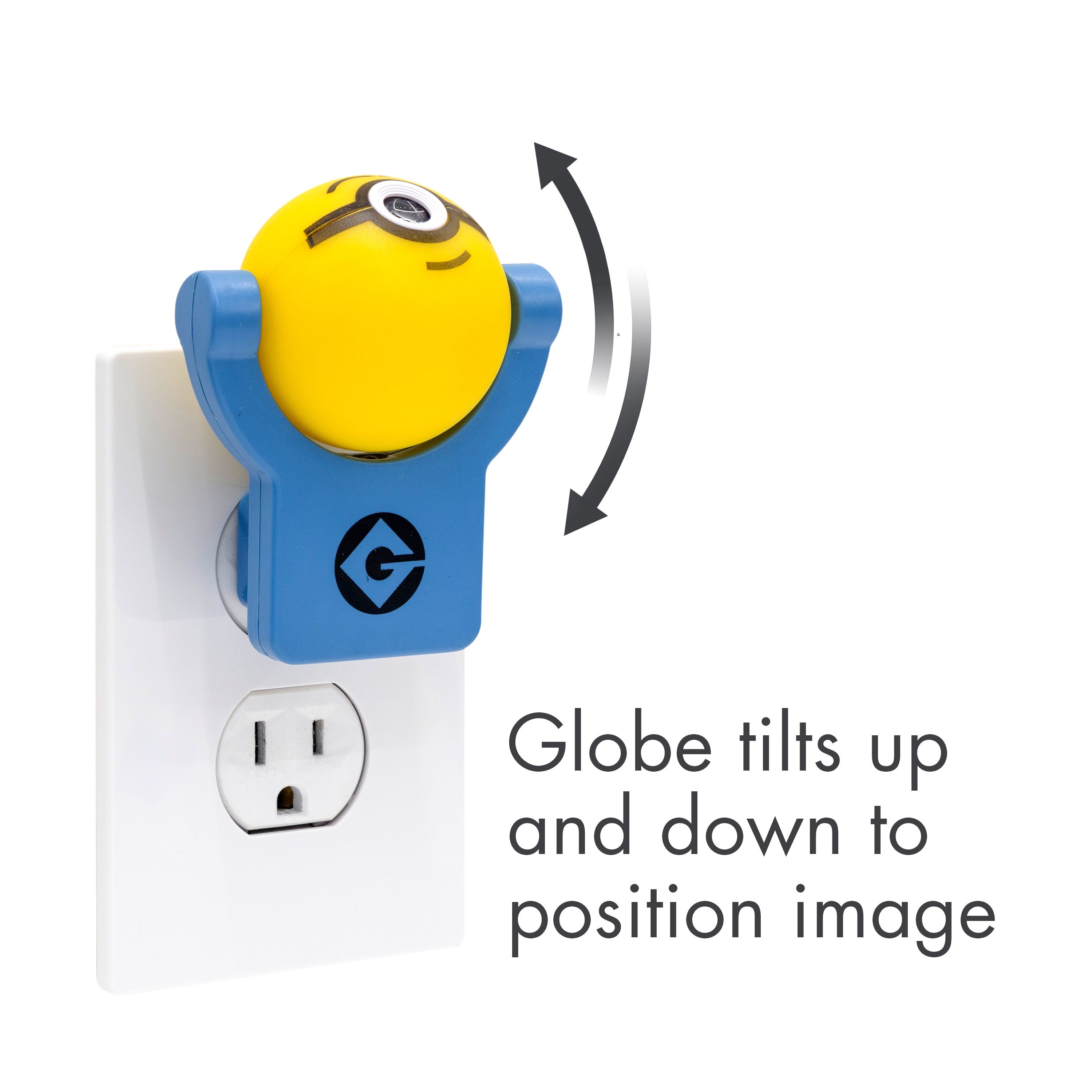 Projectables Minions Light Sensing LED Night Light, Blue