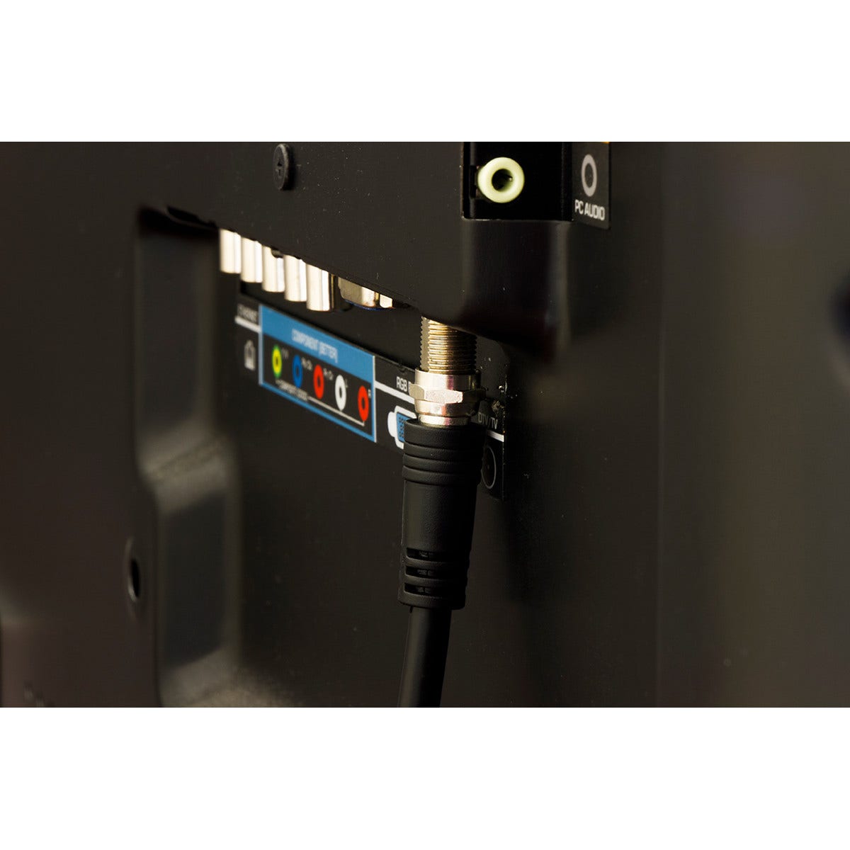 GE 25ft. RG6 Coaxial Cable with F-Type Connectors, Black