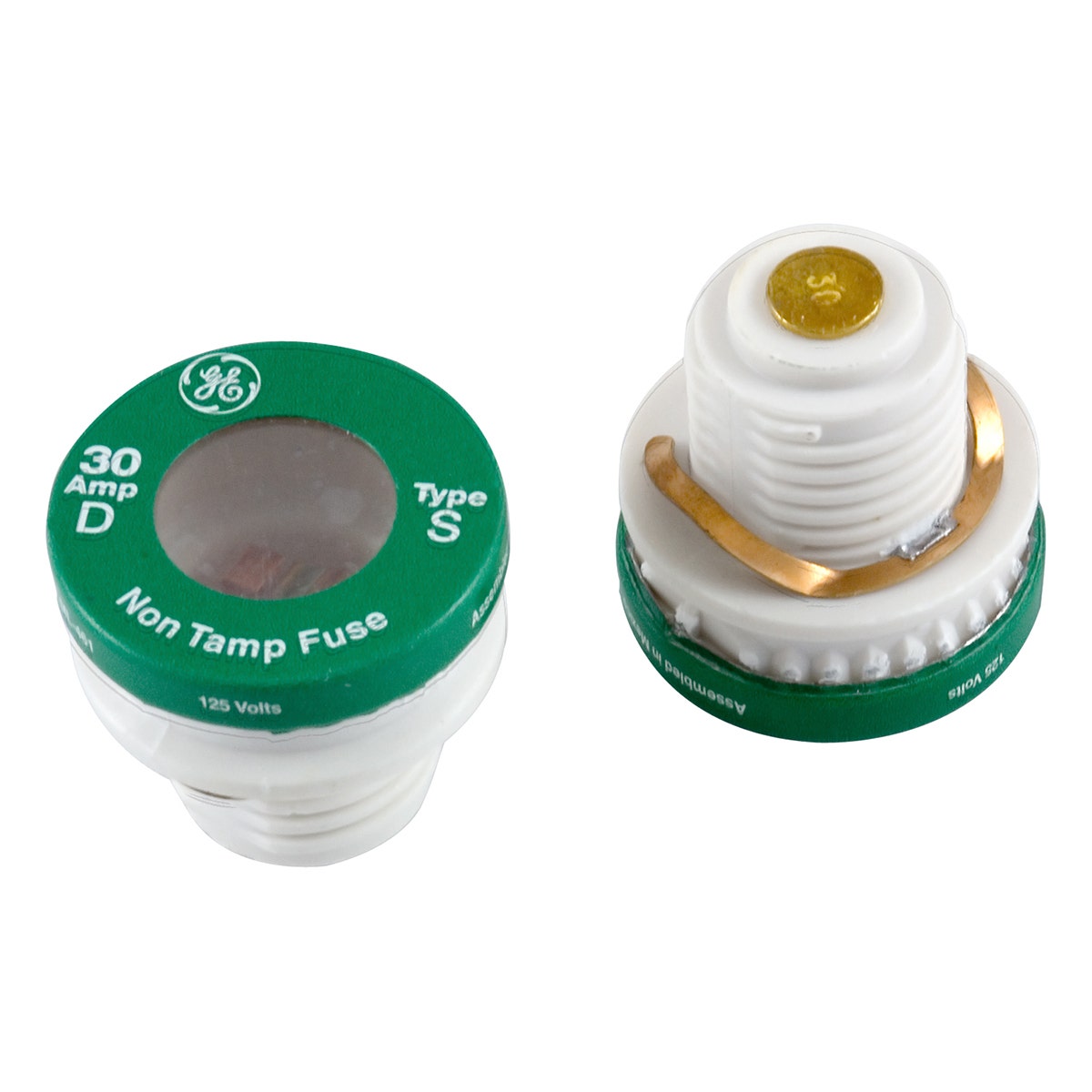 Power Gear 30-Amp Fuse Type S/SL with Time Delay, 2 Pack, White