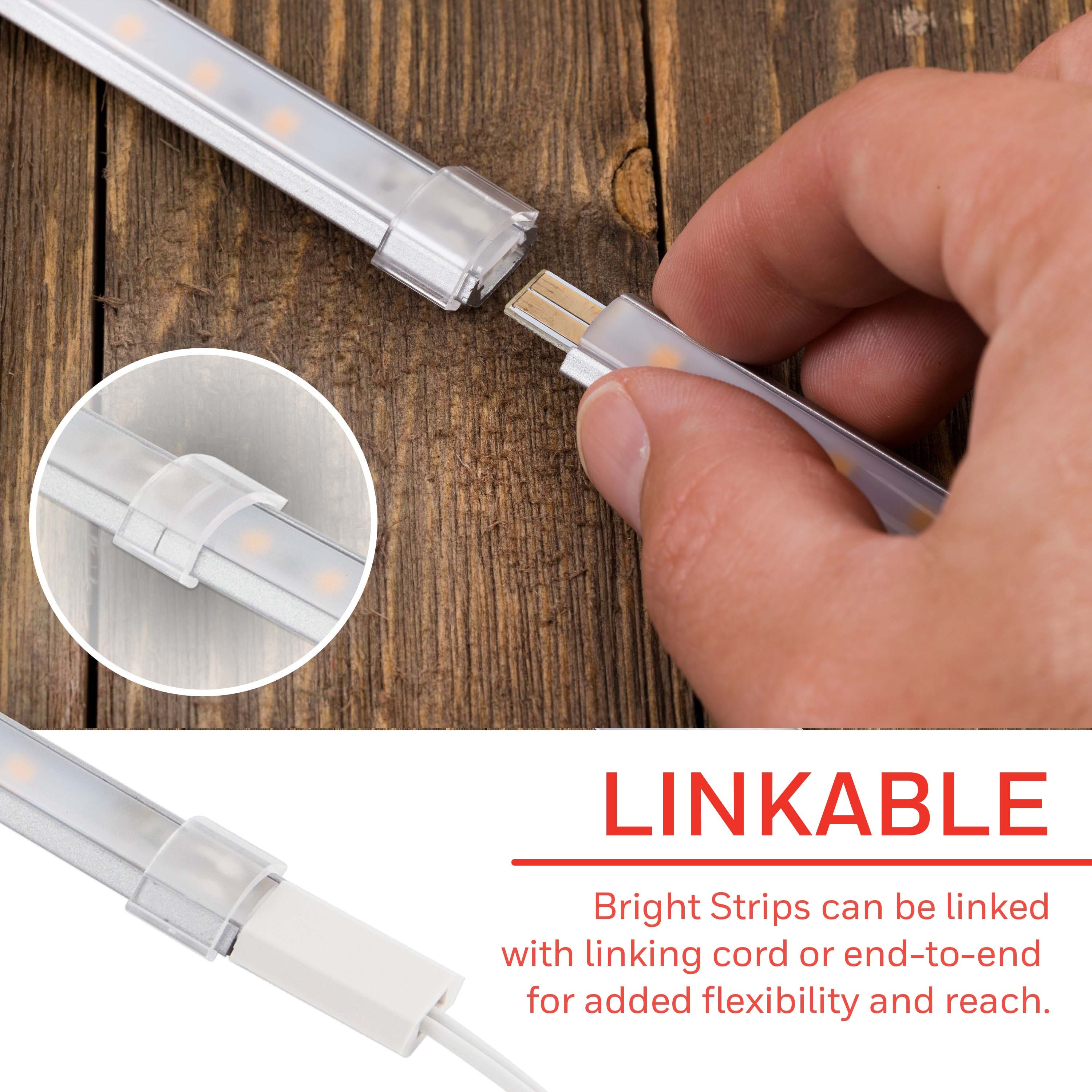 UltraPro 10in. Linkable LED Bright Strips, 2 Pack