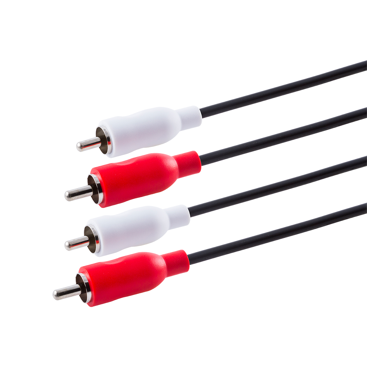 Philips 6ft. RCA Audio Cable, Black