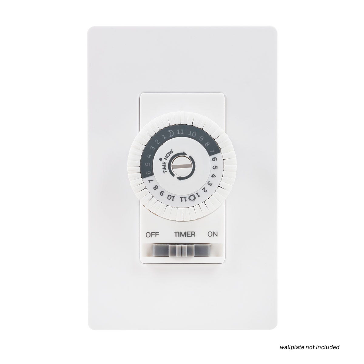 UltraPro 24-Hour Mechanical In-Wall Timer, White