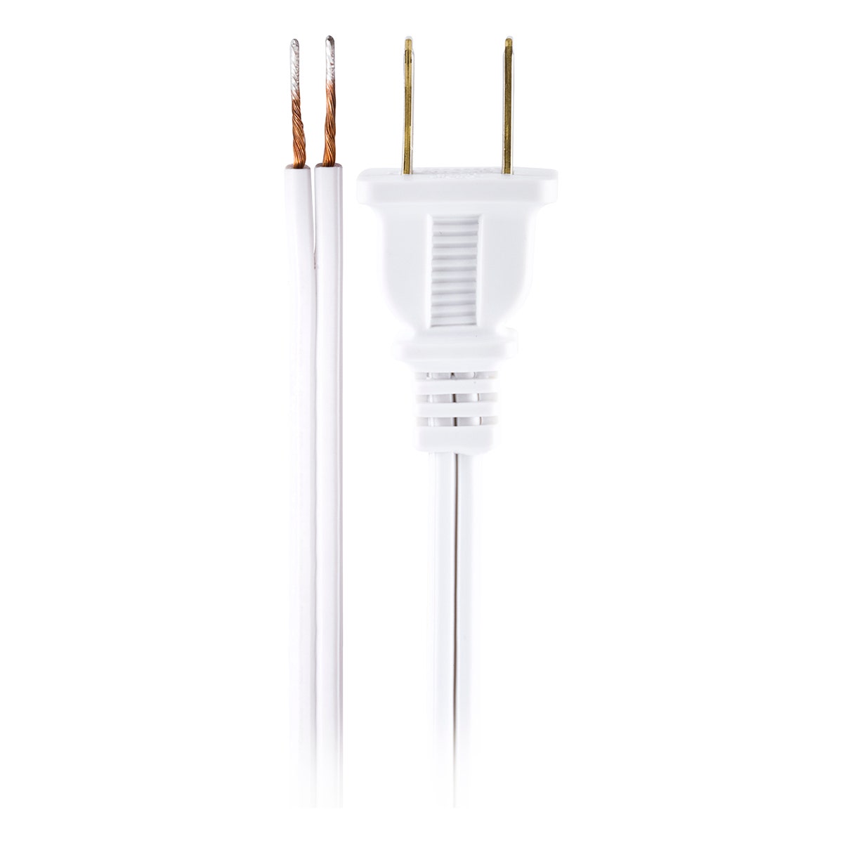 Power Gear 8ft. Polarized Replacement Lamp Cord, White