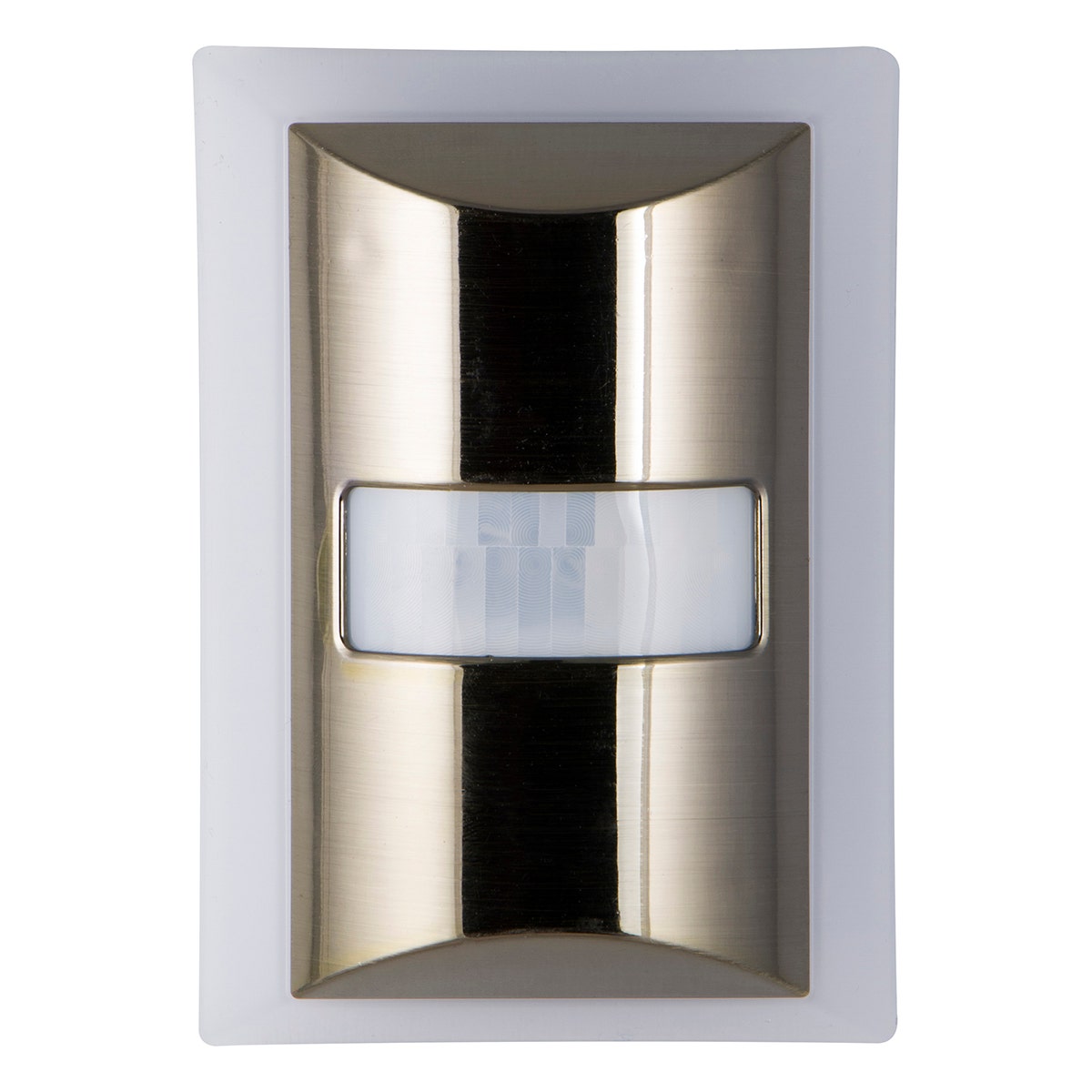 GE CoverLite Light Sensing Motion-Boost LED Night Light, Silver