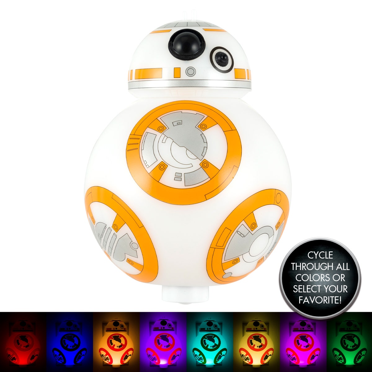 Star Wars BB-8 Color-Changing Light Sensing LED Night Light
