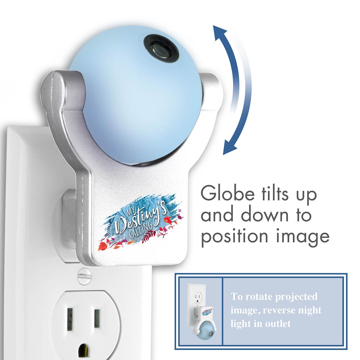 Projectables Disney Frozen II Light Sensing LED Night Light, White