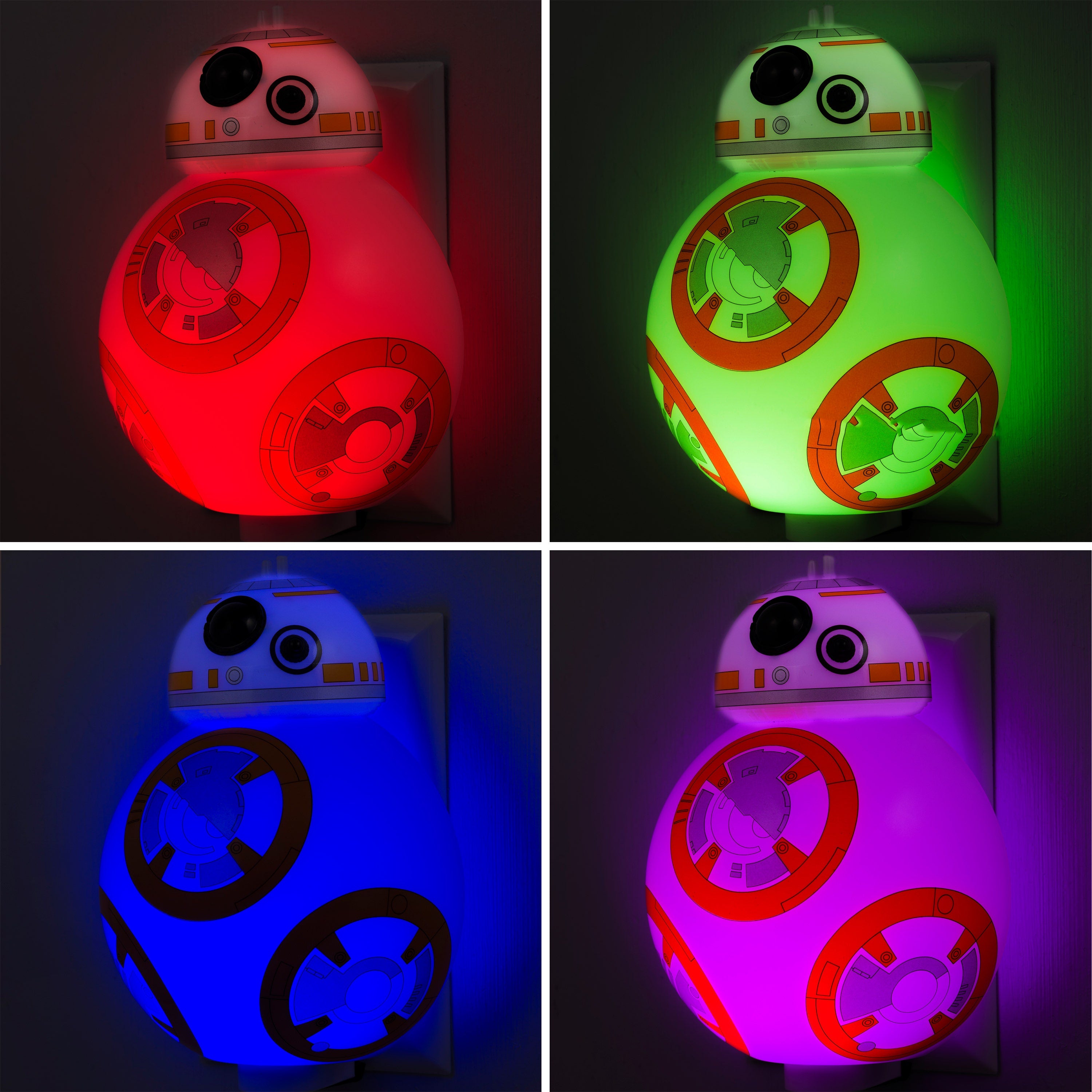 Star Wars BB-8 Color-Changing Light Sensing LED Night Light
