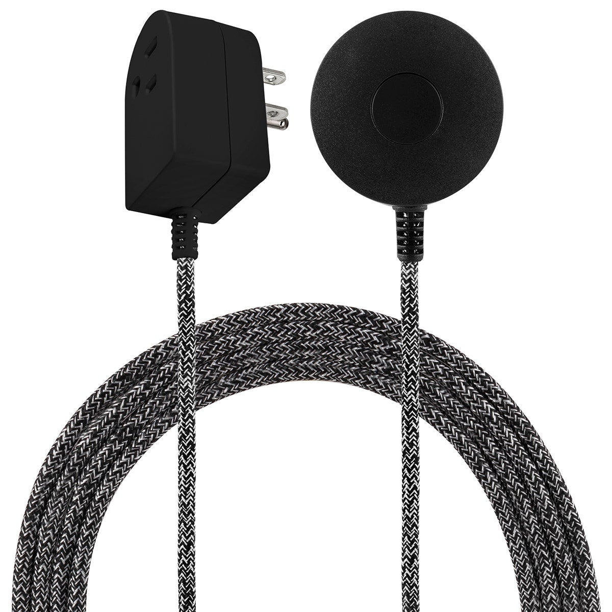 Cordinate Tabletop Switch with 6ft. Braided Cord, Black