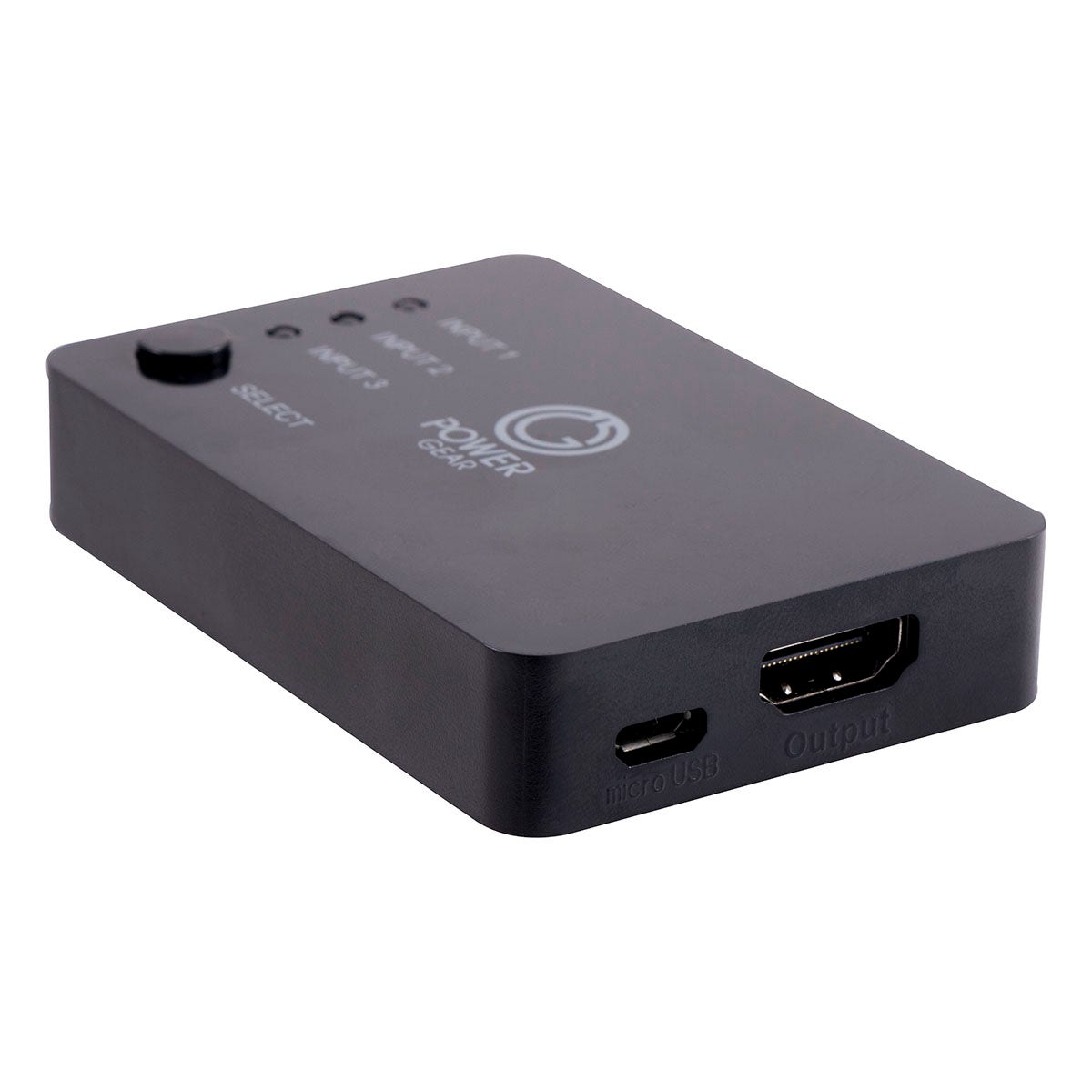 Power Gear 3-Device HDMI Switch, Black