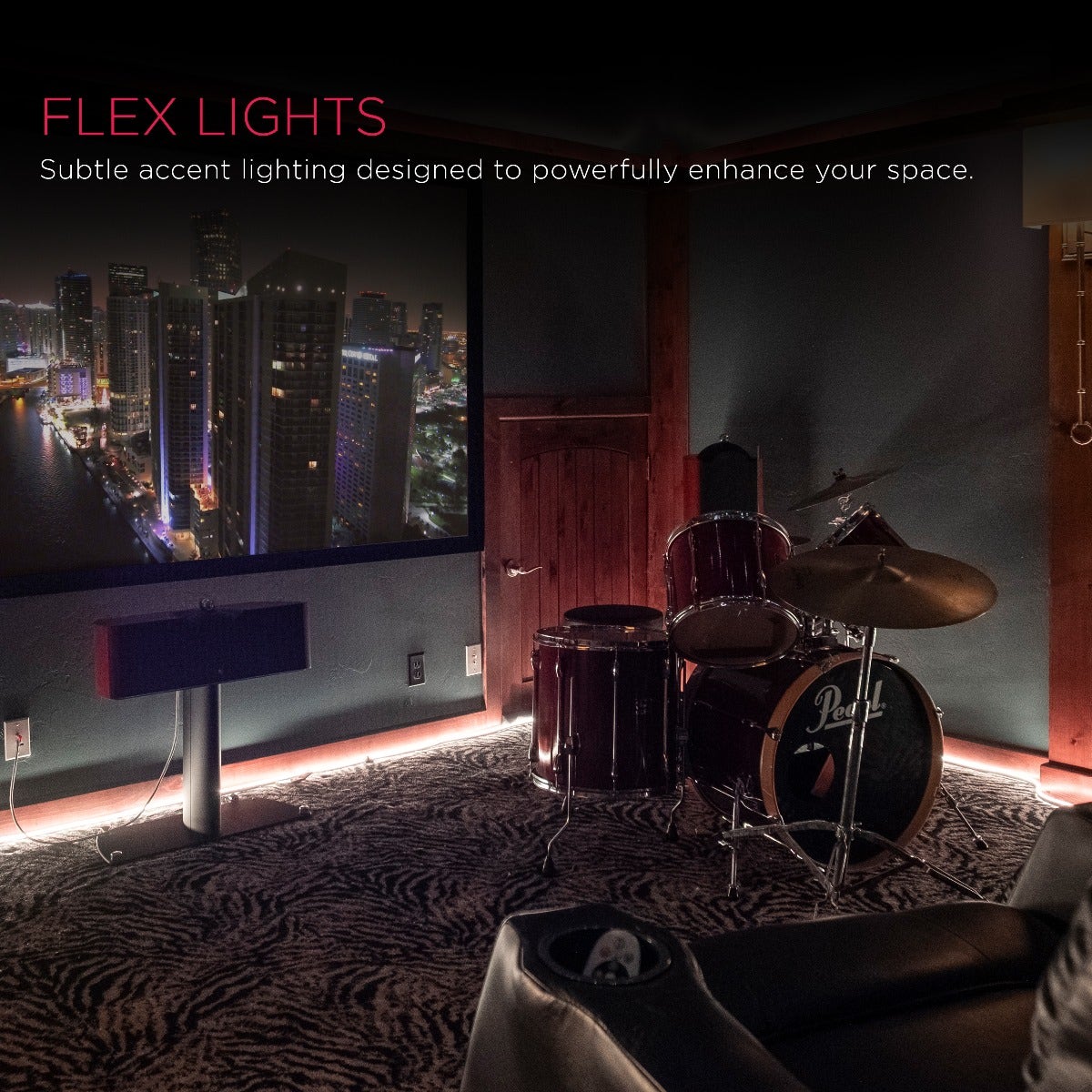 UltraPro Escape Indoor/Outdoor Dimmable LED Flex Light, 24ft., Warm White