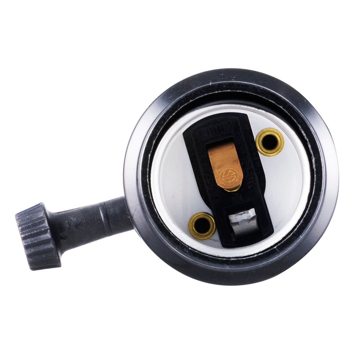 Power Gear 3-Way Lamp Socket, Black 2 Pack