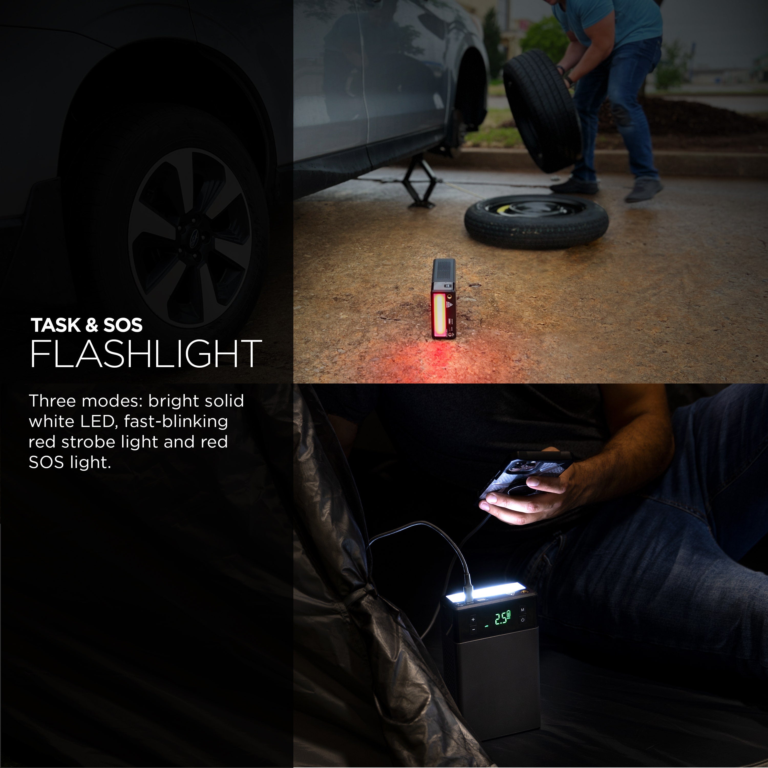 UltraPro Elite 1200A Jump Starter with Air Compressor, Black