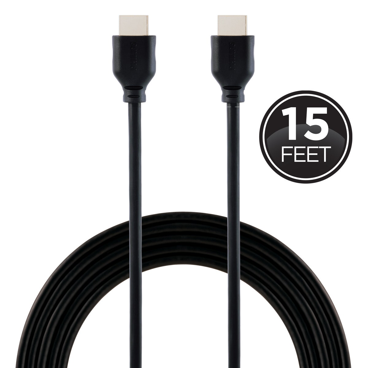 Philips 15 ft. HDMI Cable with Ethernet, Black