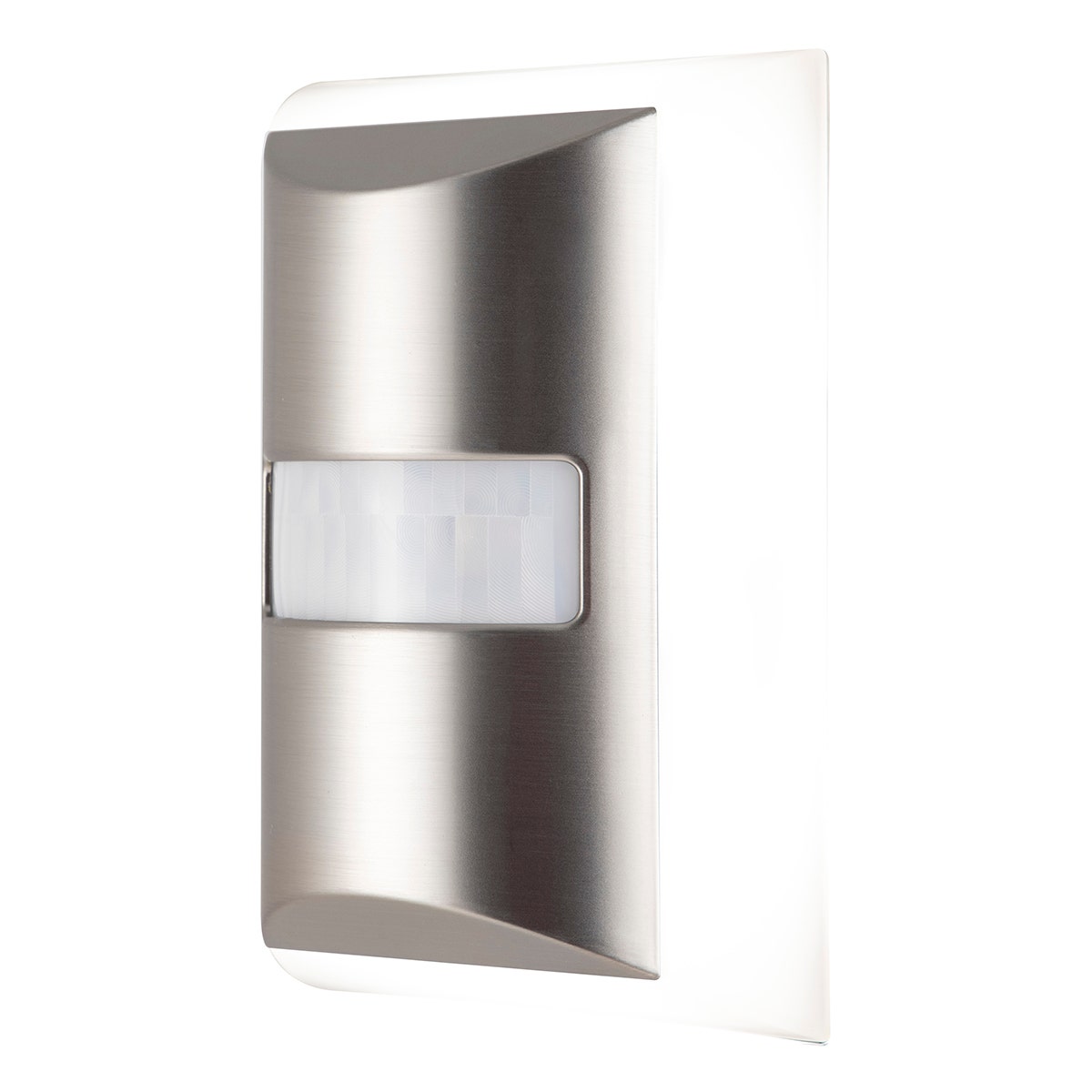 GE CoverLite Light Sensing Motion-Boost LED Night Light, Silver