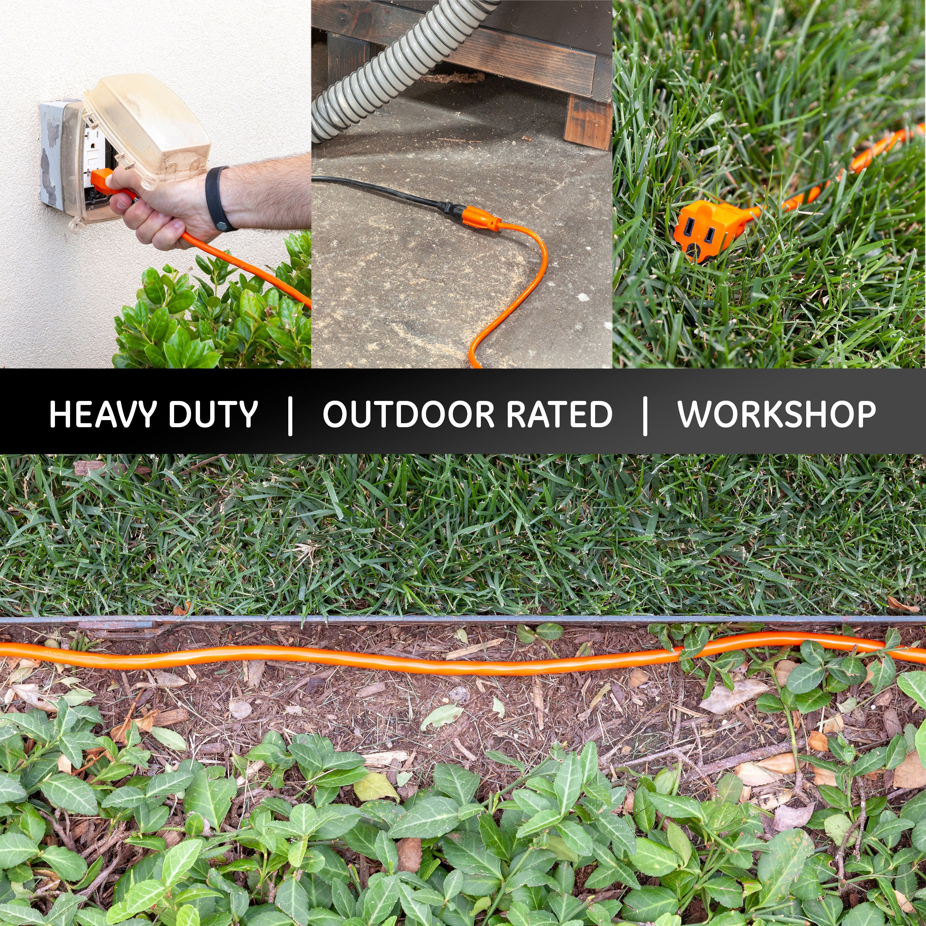 UltraPro 100ft. Outdoor Extension Cord, Orange
