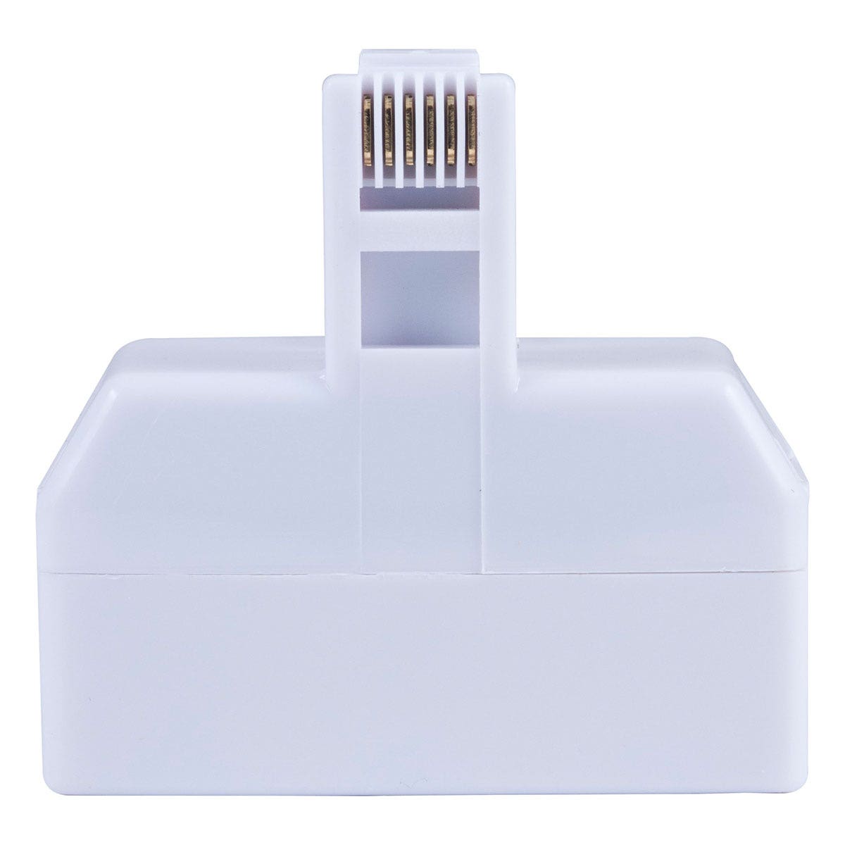 Power Gear 6-Wire White Triplex Adapter