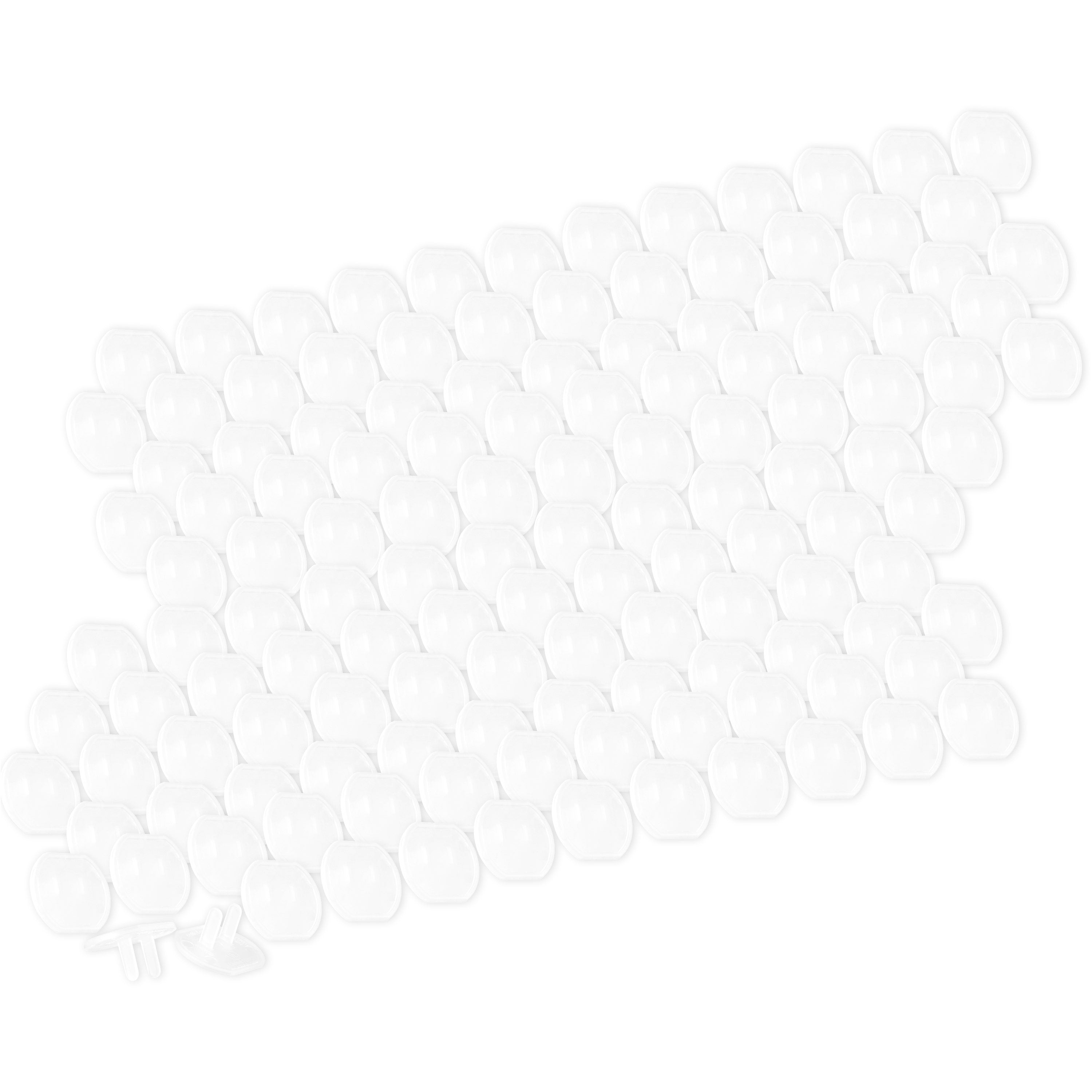 Power Gear Safety Outlet Covers, 120 Pack, White