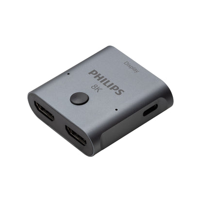 Philips Elite 2-Port HDMI 2.1 Switch, Silver
