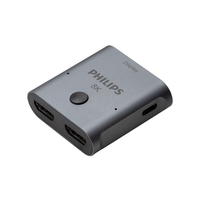 Philips Elite 2-Port HDMI 2.1 Switch, Silver
