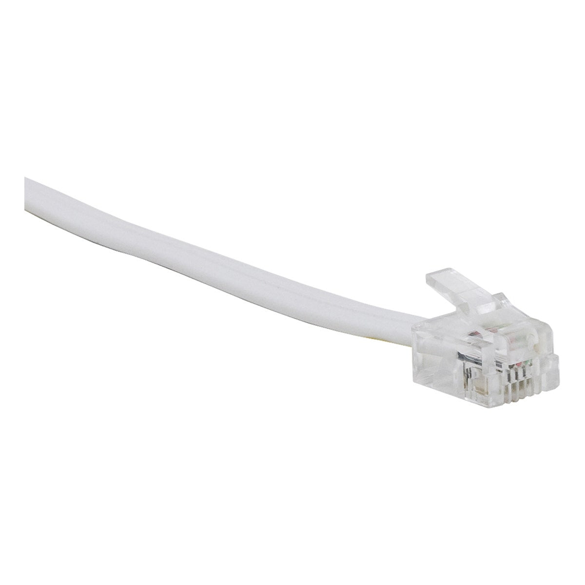 Power Gear 15 ft. Phone Line Cord, Modular Jack Ends, White