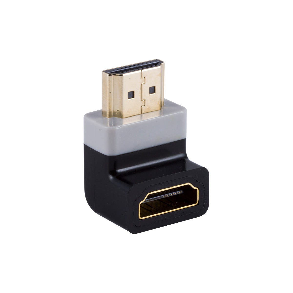 GE Pro Right Angle HDMI Adapter, Black