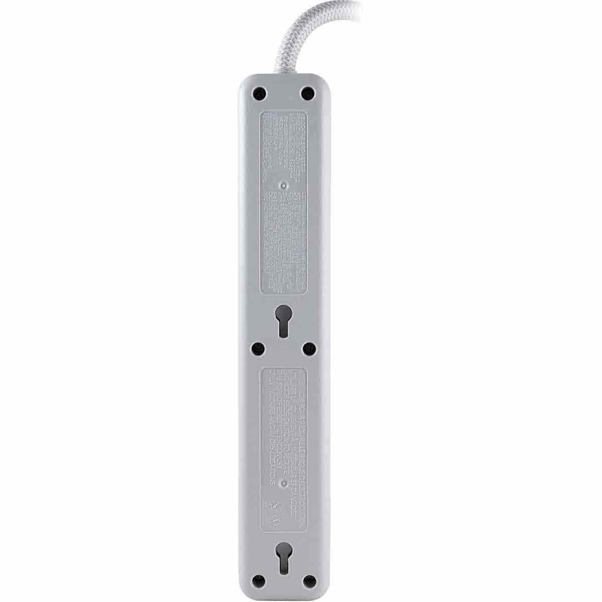 GE 6-Outlet 6ft. Surge Protector, White