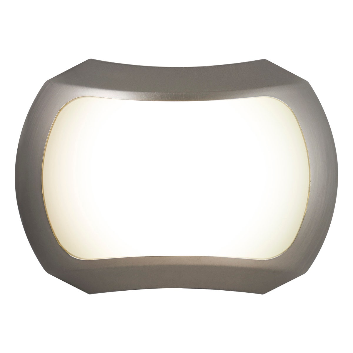 GE Light Sensing LED Night Light, Brushed Nickel