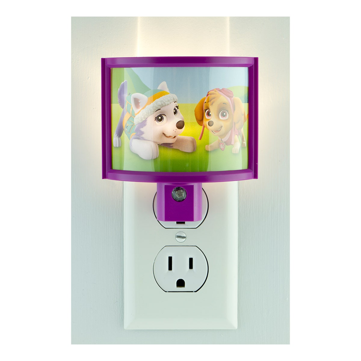 Nickelodeon Paw Patrol Wrap Shade Light Sensing LED Night Light, Purple