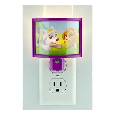 Nickelodeon Paw Patrol Wrap Shade Light Sensing LED Night Light, Purple
