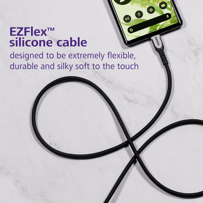 Philips 6ft. EZFlex™ USB-C to USB-C Charging Cable, Black