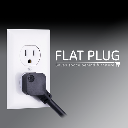 GE Pro 6-Outlet 4ft. Surge Protector, Black