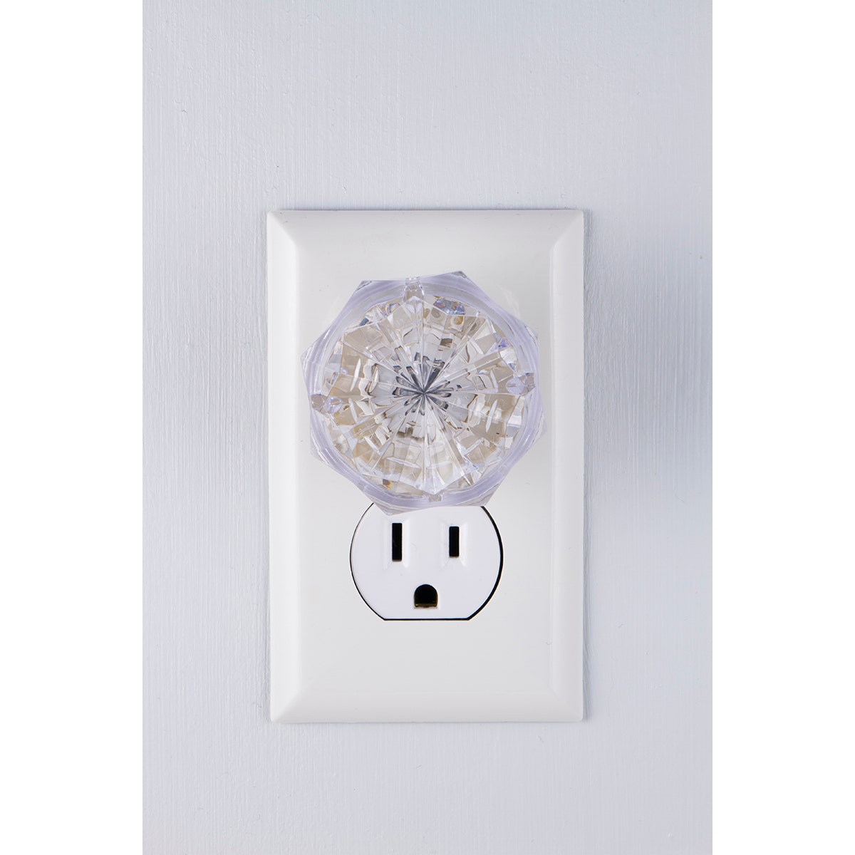 GE Jewel Always On LED Night Light, 2 Pack, White