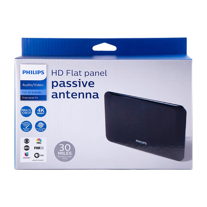 Philips Flat Panel HD Antenna, Black