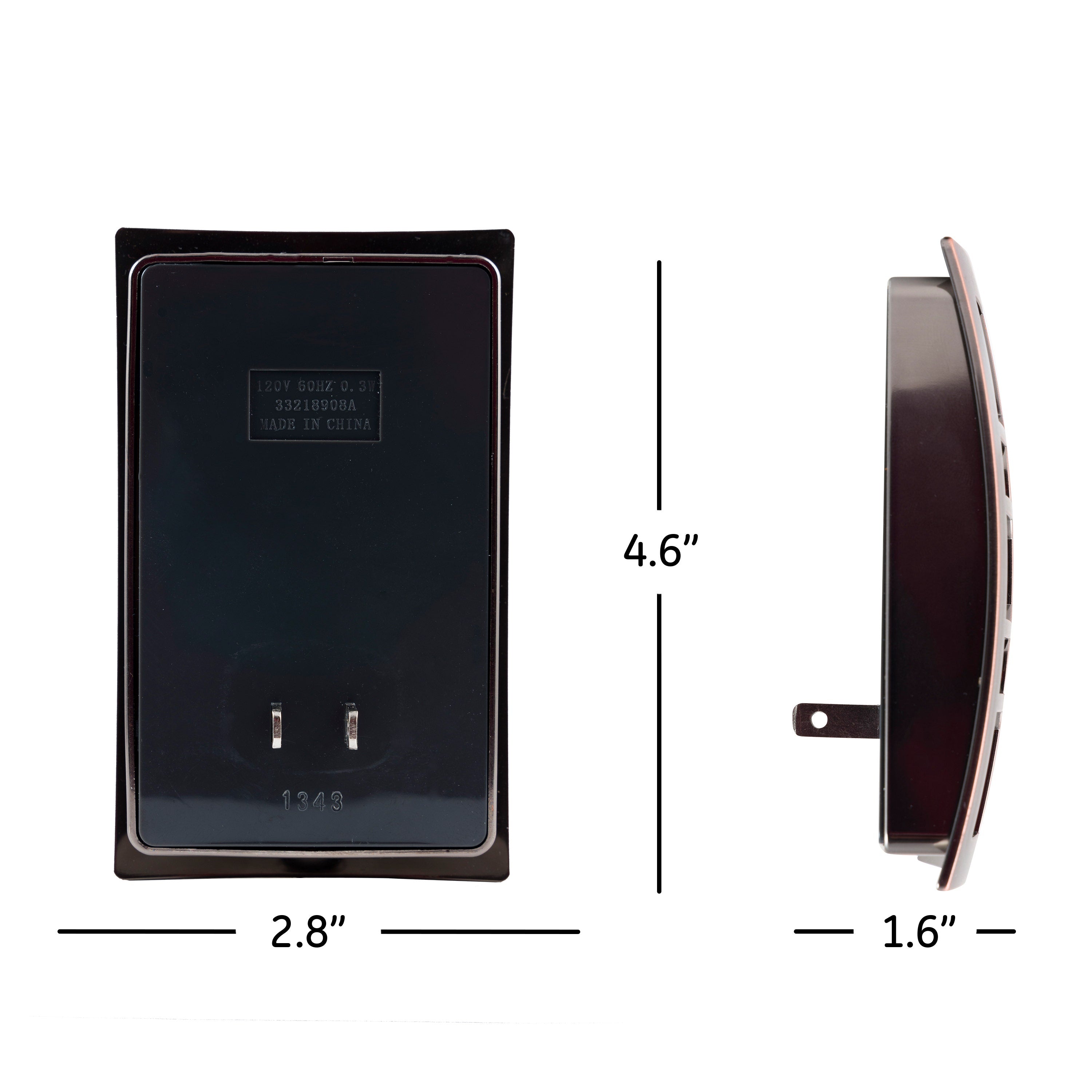 GE CoverLite Light Sensing LED Night Light, Oil-Rubbed Bronze