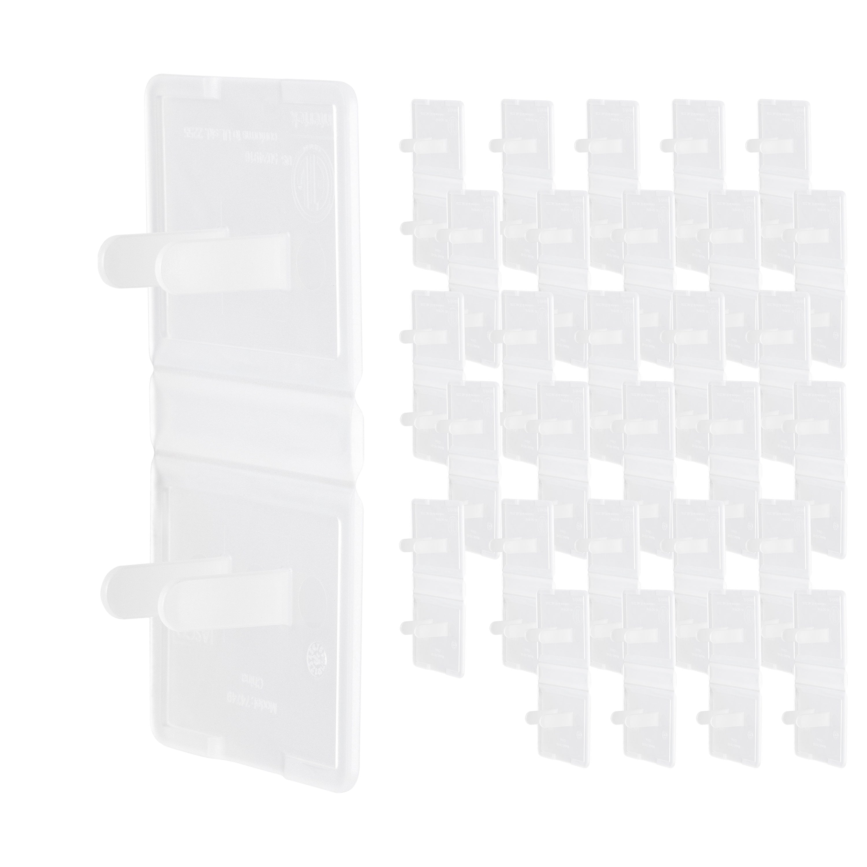 Power Gear Dual Flexible Outlet Safety Covers, White, 30 Pack