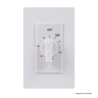 UltraPro In-Wall 60-Minute Spring-Wound Timer, White/Almond