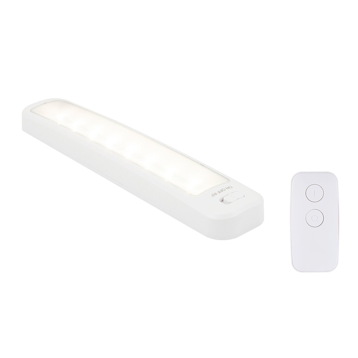 GE 12in. Battery Operated LED Light Bar with Remote, White
